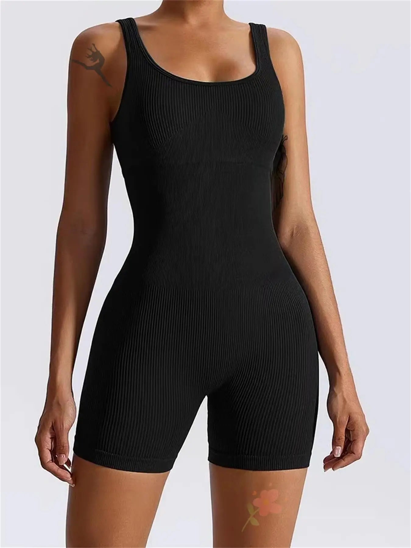 Seamless One-Piece Short Yoga Clothes Sportswear Women'S Gym Push up Workout Clothes Fitness Sports Bodysuit Yoga Suit
