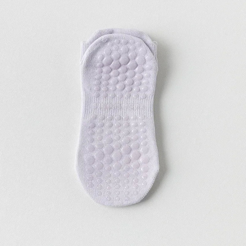 Mesh Breathable Yoga Socks Women Cotton Low Cut Short Gym Fitness Dance Sports Socks Professional Non-Slip Floor Pilates Socks
