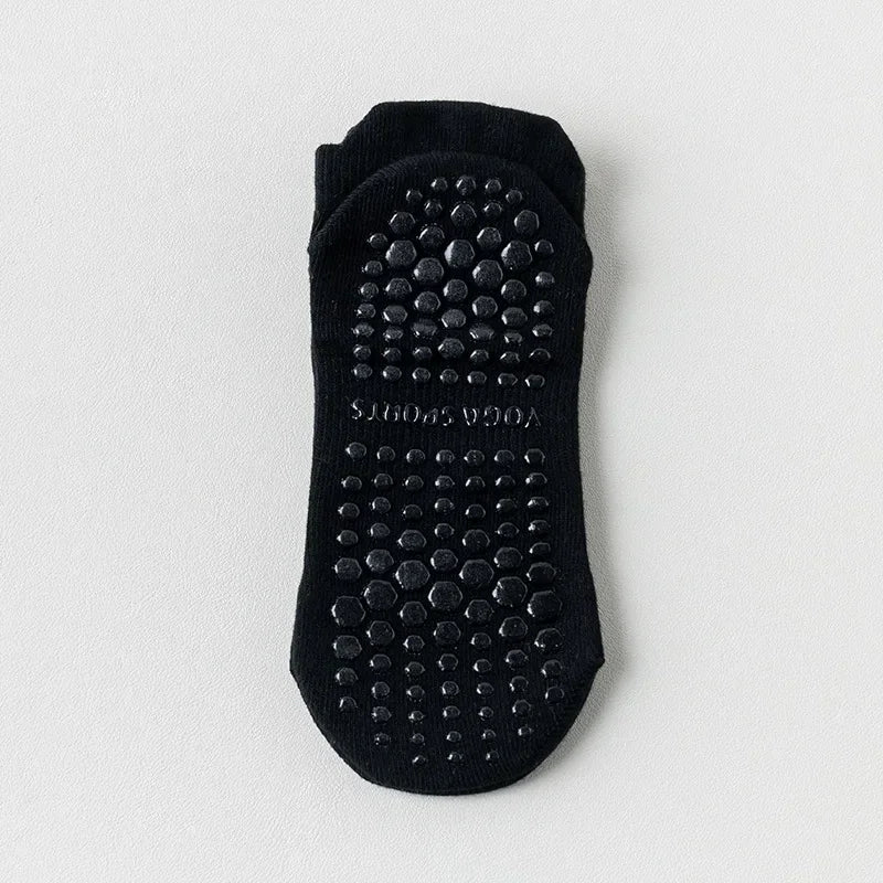 Mesh Breathable Yoga Socks Women Cotton Low Cut Short Gym Fitness Dance Sports Socks Professional Non-Slip Floor Pilates Socks