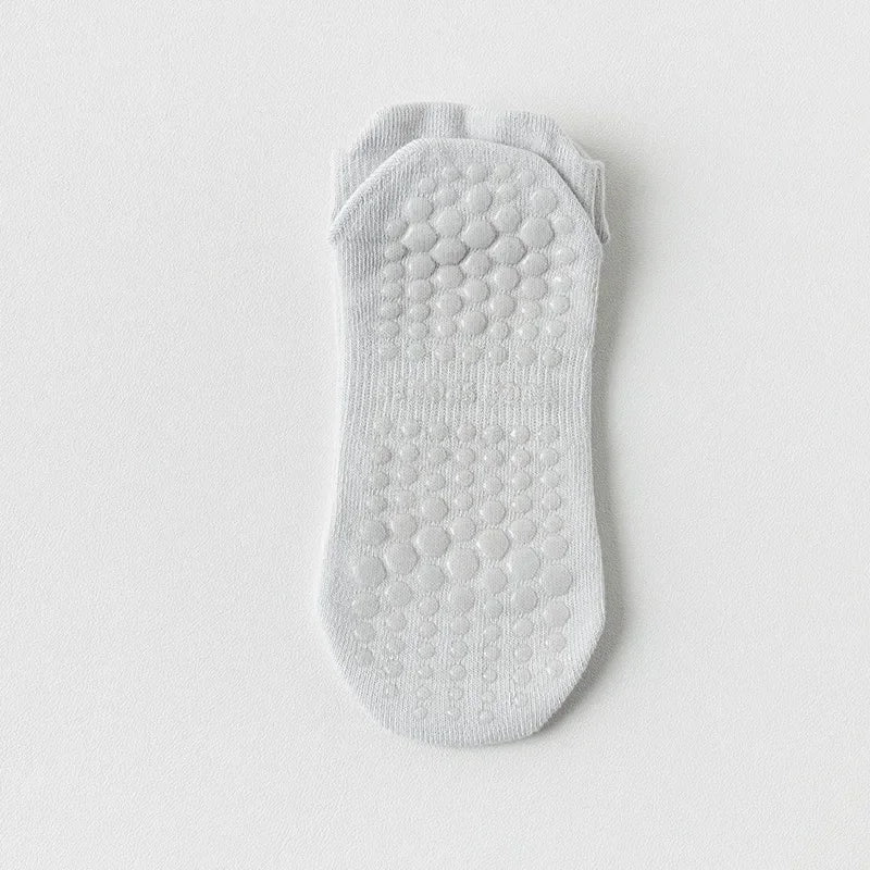 Mesh Breathable Yoga Socks Women Cotton Low Cut Short Gym Fitness Dance Sports Socks Professional Non-Slip Floor Pilates Socks