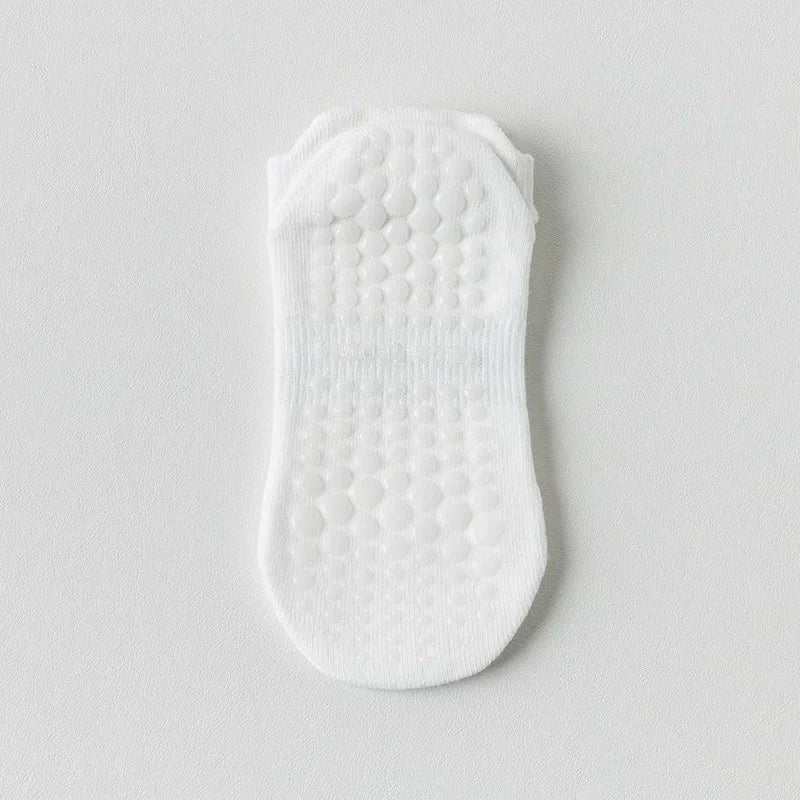 Mesh Breathable Yoga Socks Women Cotton Low Cut Short Gym Fitness Dance Sports Socks Professional Non-Slip Floor Pilates Socks