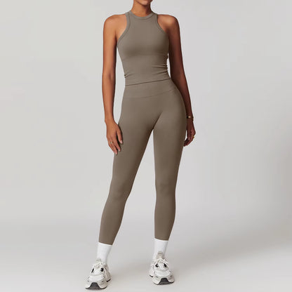 2Pcs Seamless Yoga Set Gym Clothes Athletic Wear Yoga Suits for Women Fitness Set Tracksuits Sports Bra Gym Leggings Sportswear