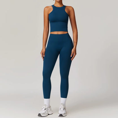2Pcs Seamless Yoga Set Gym Clothes Athletic Wear Yoga Suits for Women Fitness Set Tracksuits Sports Bra Gym Leggings Sportswear