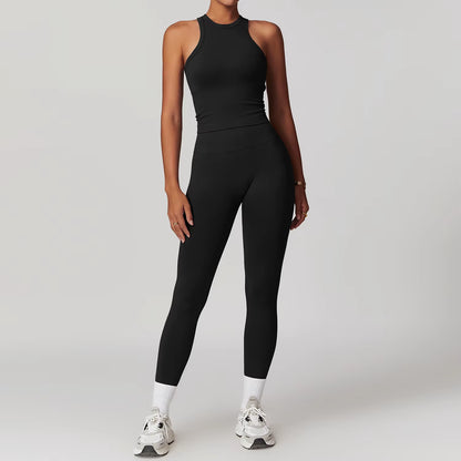 2Pcs Seamless Yoga Set Gym Clothes Athletic Wear Yoga Suits for Women Fitness Set Tracksuits Sports Bra Gym Leggings Sportswear